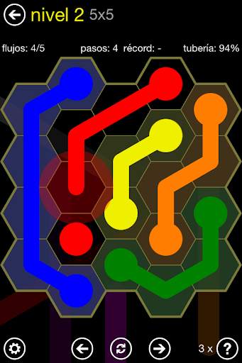 Flow Free: Hexes screenshot 1