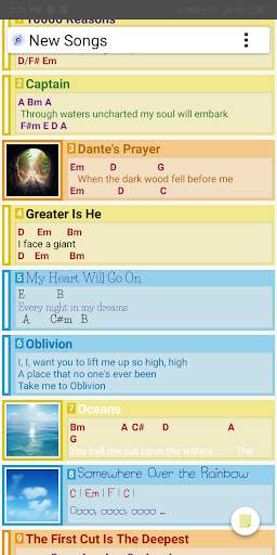 LyricsNote - Guitar Chords & Lyrics in a Notepad скриншот 4