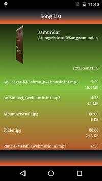 Folder Mp3 Player Classic screenshot 1