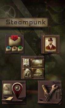 Steampunk GO Launcher screenshot 4