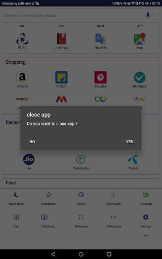 Fast and secure browser 6 تصوير الشاشة