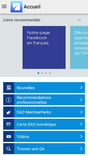 OEEO application des membres screenshot 4