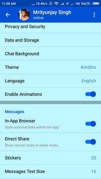Kimbho : A smart messeging app screenshot 1