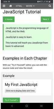 W3Schools - Learn HTML, CSS, JavaScript, PHP, SQL screenshot 4