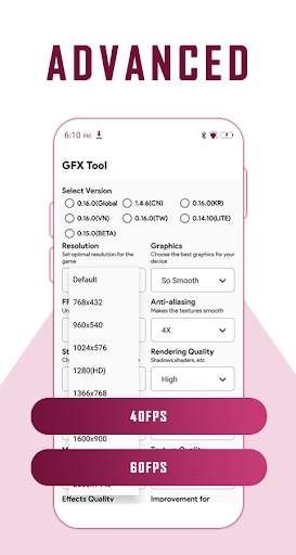 GFX tool - Game Launcher & Optimizer screenshot 2