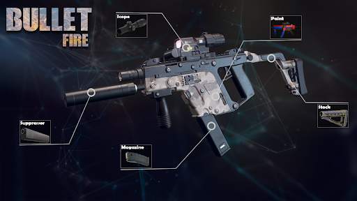 Bullet Fire: Offline Action Games screenshot 3