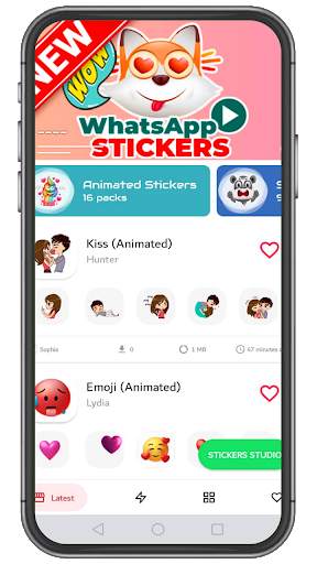 Animated Stickers For WhatsApp - WAStickerApps screenshot 2