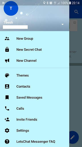 LetsChat Messenger - Telegram screenshot 1