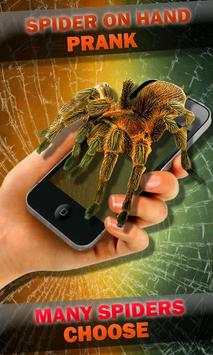 Spider on Hand. Camera Prank screenshot 3