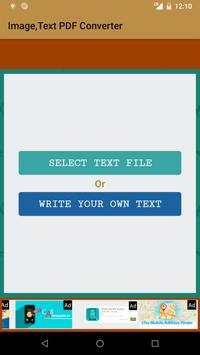 Image, Text Content to PDF Converter screenshot 3