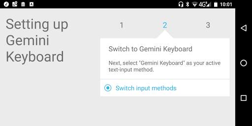 Gemini Keyboard screenshot 1