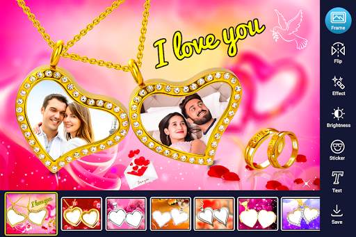 Love Locket Dual Photo Frame screenshot 1
