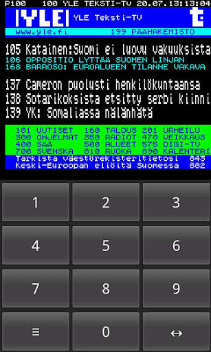 Teksti-TV screenshot 2