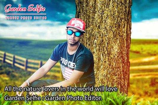 Garden Selfie Photo Editor 1 تصوير الشاشة