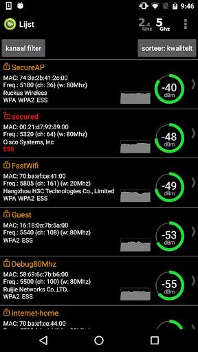 Wifi Analyzer screenshot 5