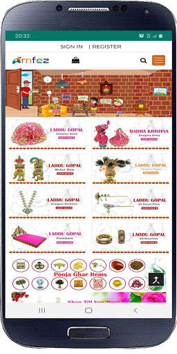 Laddu Gopal, Radha Krishna Dress, Puja Samagri screenshot 1