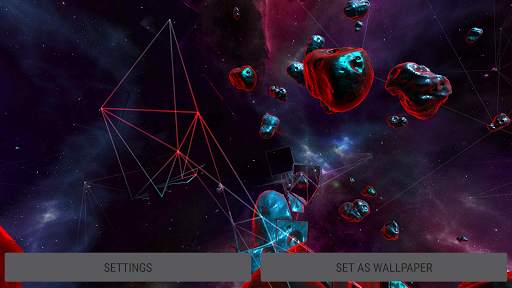 Sci_Fi Particle Plexus 3D Live Wallpaper screenshot 21