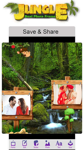 Jungle Dual Photo Frame screenshot 6