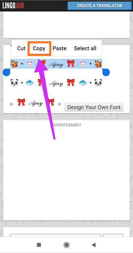 Stylish Font Maker-Generate Stylish Text. screenshot 4