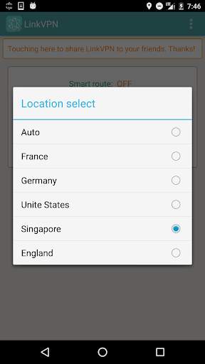 LinkVPN Unlimited VPN Proxy screenshot 3