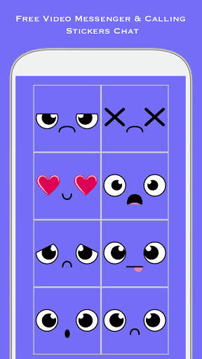 Free Video Calls & Messenger Stickers App screenshot 1