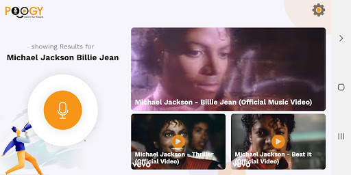 Poogy | YouTube Multi-Language Voice Command App screenshot 1