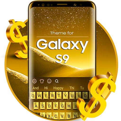 Gold Keyboard for Galaxy S9 10001003