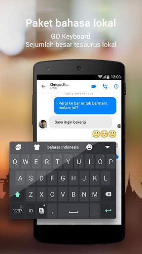 Lang Indonesia - GO Keyboard screenshot 1
