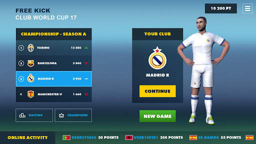 Free Kick Club World Cup 17 screenshot 5
