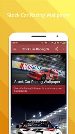 Stock Car Racing Wallpaper screenshot 1