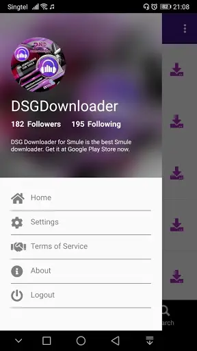 Smule Downloader - DSG Downloader for Smule screenshot 2