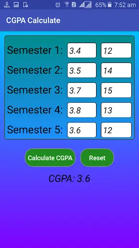 CGPA Calculator- DIU screenshot 2