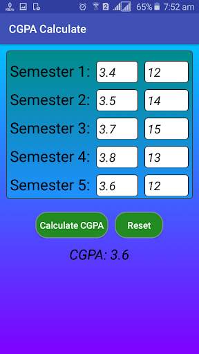 CGPA Calculator- DIU screenshot 2