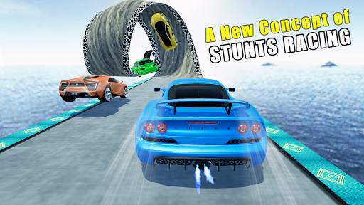 New Car Racing Stunts Game 3D: Real Car Race screenshot 1
