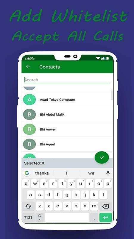 Call Blocker - Unknown Call Blocker | Blocklist screenshot 1