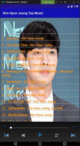 Kim Hyun Joong Top Music screenshot 2