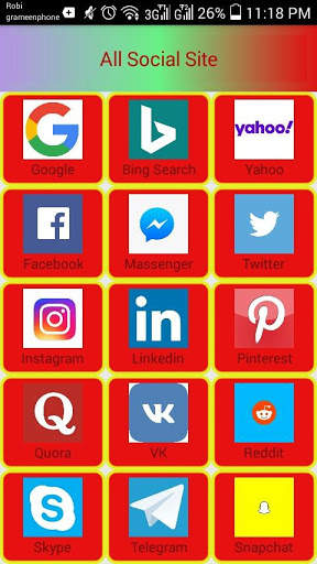 All Social site screenshot 1