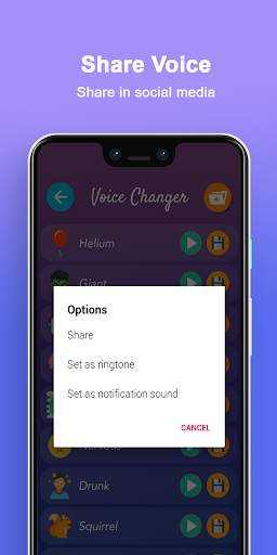 Voice Changer Funny, Effects & Recorder screenshot 5