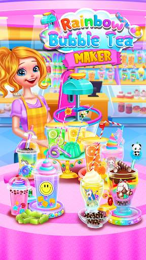 Rainbow Bubble Milk Tea Maker screenshot 1