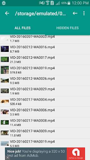 Hide Images,Videos And Files screenshot 2