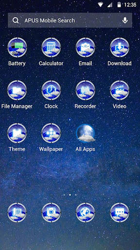 Scene-APUS Launcher theme screenshot 2