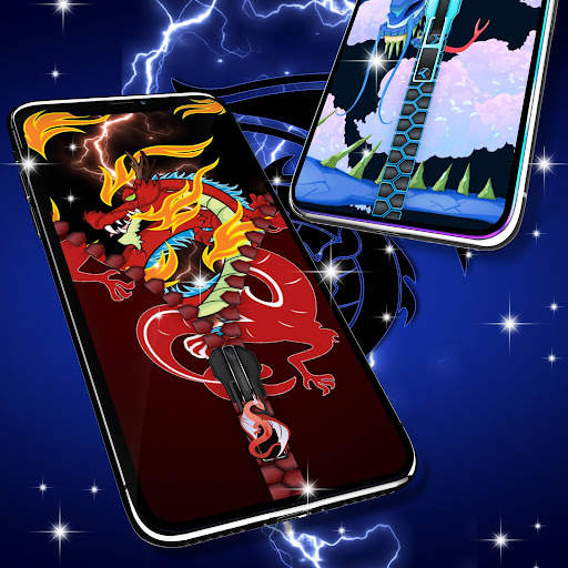 Dragon lock screen zipper screenshot 3