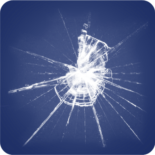 Crack Your Screen Prank icon
