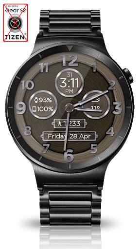 Brushed Wood HD Watch Face Widget & Live Wallpaper screenshot 8