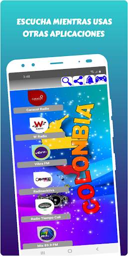 Emisoras colombianas gratis - radio colombianas 4 تصوير الشاشة