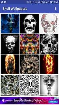 Skull Wallpapers 7 تصوير الشاشة