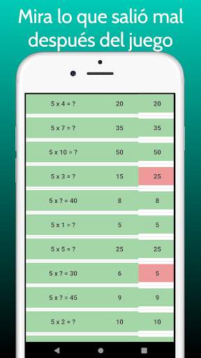 Tablas de Multiplicación screenshot 8