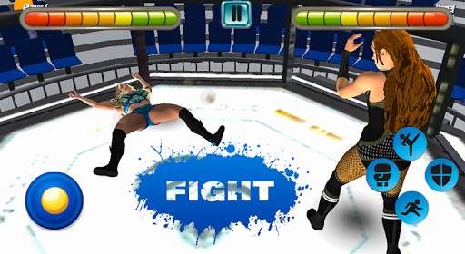 Girls Wrestling Ring Fight  - wrestling games 2020 screenshot 2