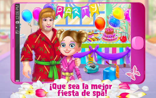Un día en el spa con papá – Aventura para niñas screenshot 4