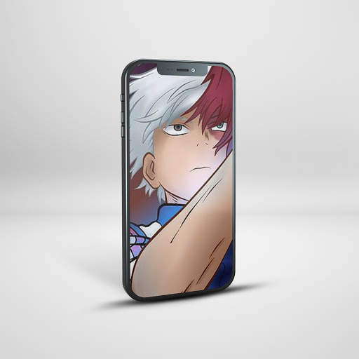 HD Shoto Todoroki Boku no Hero Anime Wallpaper screenshot 2